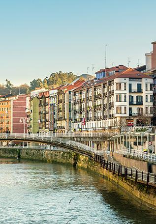 Ville de Bilbao sur le chemin de Compostelle