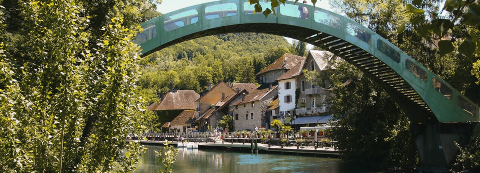 Chanaz, sur le chemin de Genève vers Compostelle