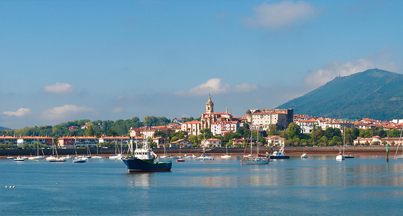 Vue générale sur Hendaye