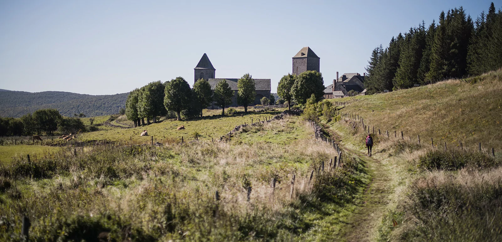 Aumont-Aubrac, la voie du Puy-en-Velay Aumont-Aubrac, la voie du Puy-en-Velay