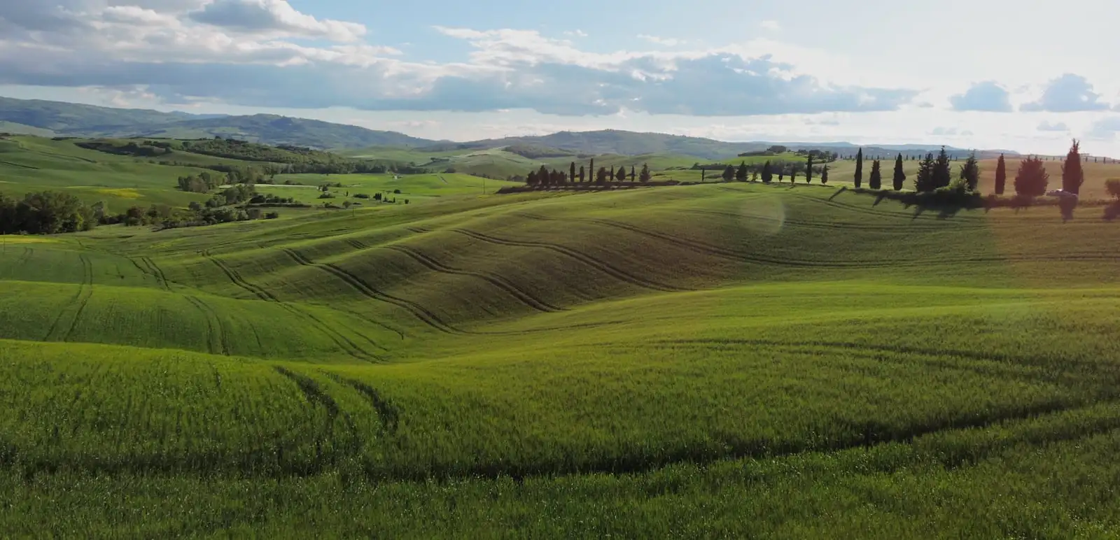 Collines toscanes en Italie sur le chemin de Saint-François d'Assise - EVerni - Unsplash