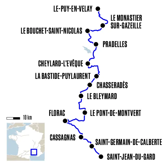 carte stevenson chemin intégrale