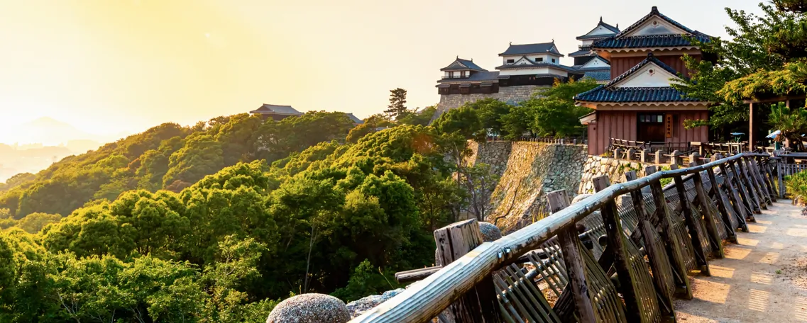 Ancien Matsuyama château Matsuyama