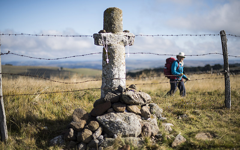 Croix sur l'Aubrac vers Compostelle - TVattard