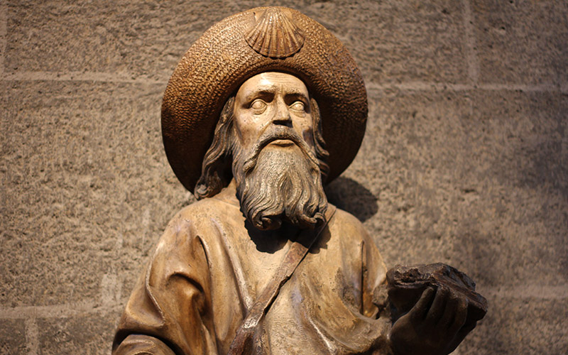 Statue de Saint-Jacques au Puy-en-Velay - SDelaunay