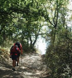 Randonneurs entre Pavie et Fornovo