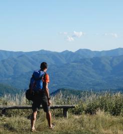 cisa-Dpradon Randonneur sur le Passo della Cisa