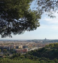 Vue sur la ville de Rome
