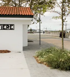 Passage de la partie française à la partie espagnole
