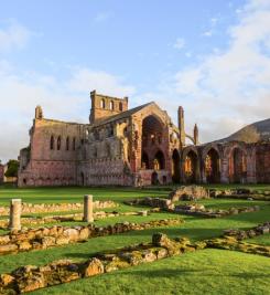 Ruines de Melrose Abbey