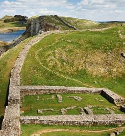Milecastle 39 le long du Mur d'Hadrien