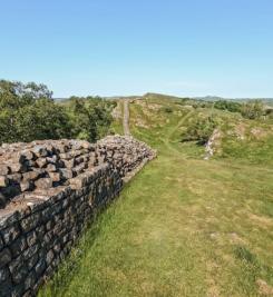 Paysage le long du Mur d'Hadrien