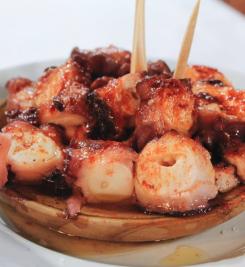 Spécialité au poulpe