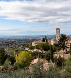 Vue de la ville d'Assise