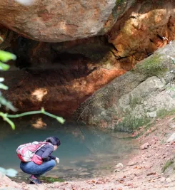 Pause durant la journée de randonnée