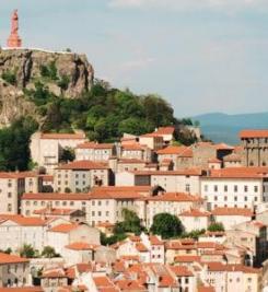 Départ du trail au Puy-en-Velay