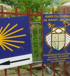 Balisage sur le chemin de Compostelle