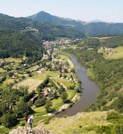 Paysage des Gorges de la Loire