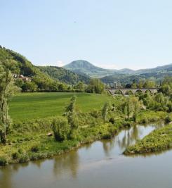 Paysage entre Montbrison et le Puy-en-Velay