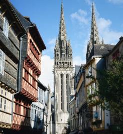 Rue de la ville de Quimper