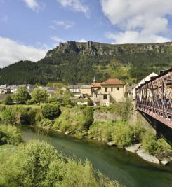 Pont métallique, gare de Florac