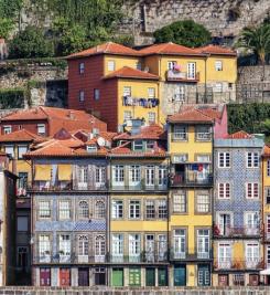 Maisons colorées à Porto