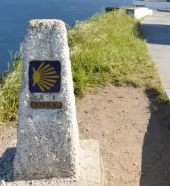 Fin du chemin de Saint-Jacques de Compostelle