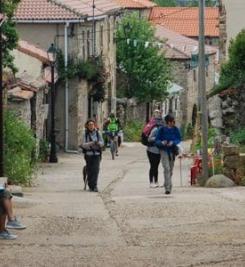 Ville espagnole sur le chemin de Compostelle