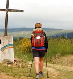 Pèlerins sur le Camino Francés