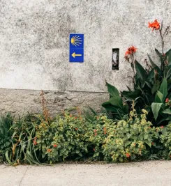 Portomarrin, balisage du chemin