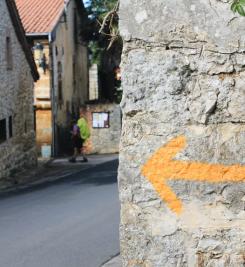 Randonneur sur le Camino Del Norte