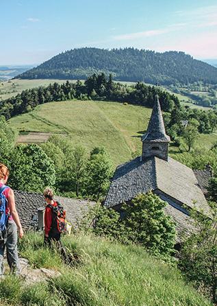 Voyageurs sur le chemin de Genève en Haute-Loire