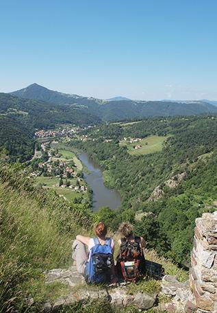 Sur le chemin de Cluny, près du Puy-en-Velay 