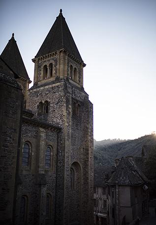 Conques village vers Compostelle