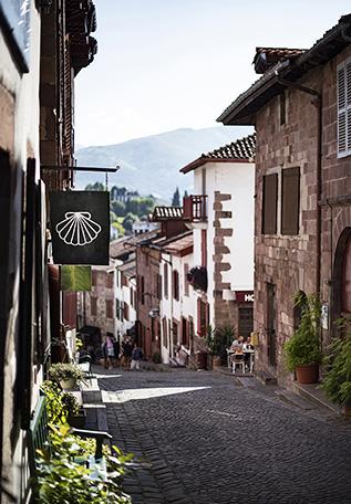 Saint-Jean-Pied-de-Port sur le chemin de Compostelle