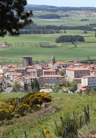 Saugues, sur le chemin de Compostelle