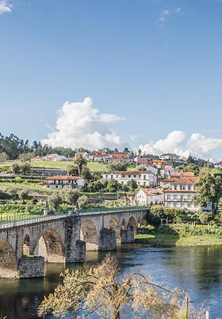 Village sur le Caminho Português