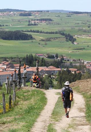 Saugues, village étape Compostelle