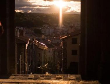 Départ de la Cathédrale du Puy-en-Velay