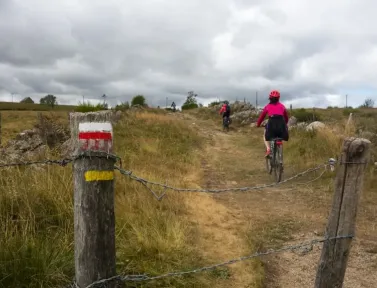 Balisage sur le chemin de Compostelle