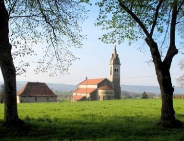 Eglise vers Saint-Genix-sur-Guiers