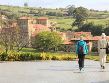 Départ de puis Santillana del Mar