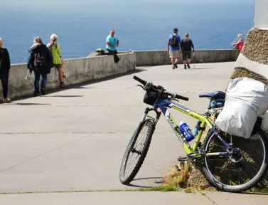 Arrivée au cap Finisterre en vélo
