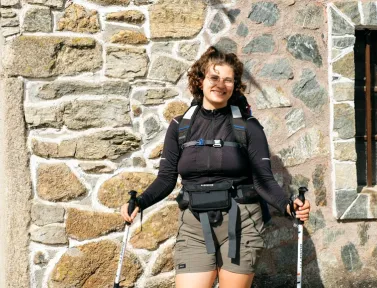 Pèlerin sur le chemin