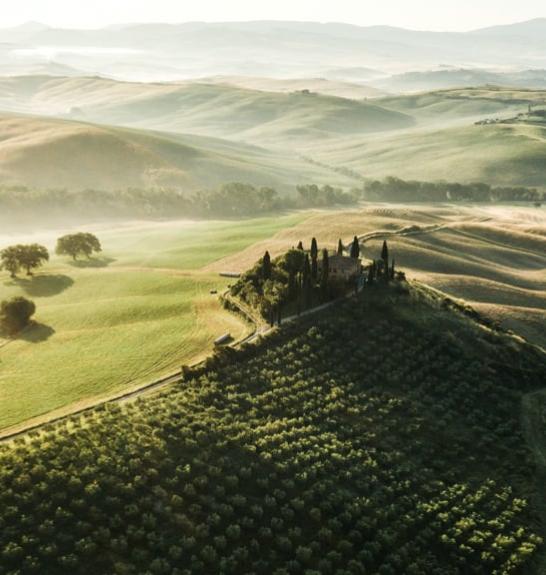 Paysage de la Toscane