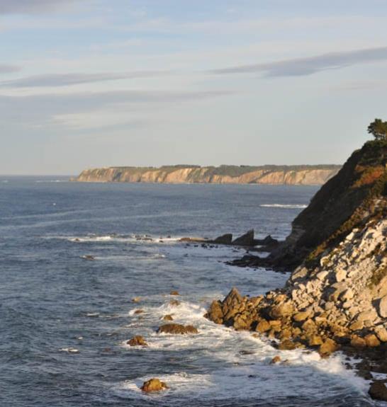 Côte au nord de l'Espagne