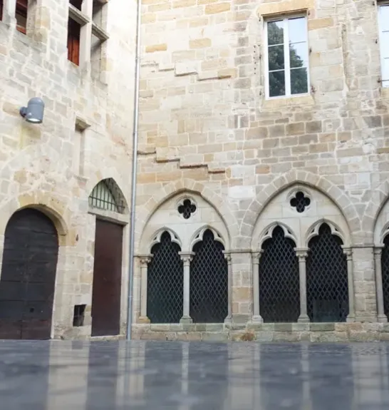 Architecture dans le village de Figeac