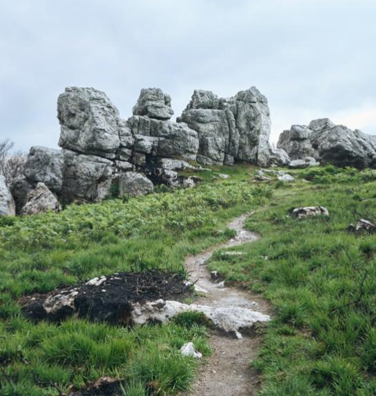 Chemin sur le Tuchenn Kador