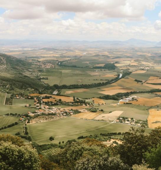 Vue sur Pamplona commune de Navarre en Espagne