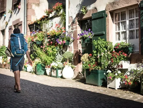 Marcheuse sur la voie d'arles, Compostelle